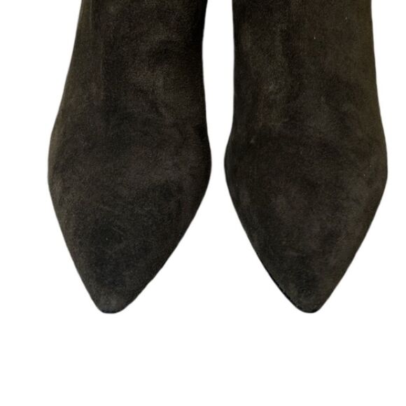 VERONICA BEARD Military Roxie Suede Boot in Brown - Picture 4 of 11